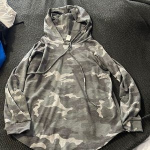 Camo Hoodie Tunic